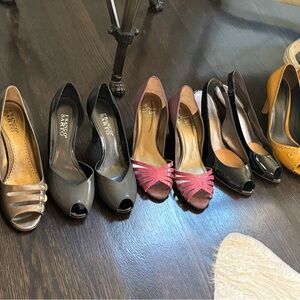 All new and barely wore once high heel for sale 6 pairs for $100 fit size 7